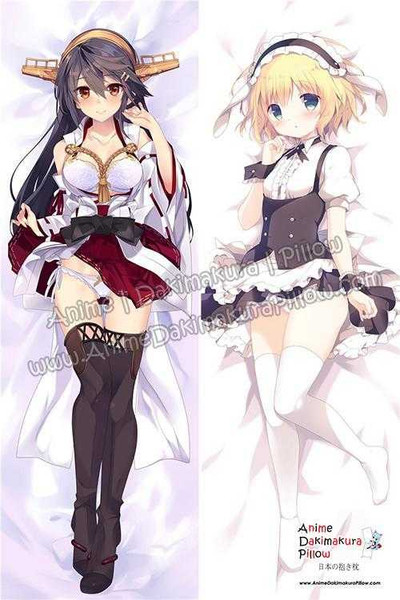 ADP Haruna - Kantai Collection and Sharo Kirima - Is the Order a Rabbit Anime Dakimakura Japanese Hugging Body Pillow Cover ADP91029 ADP91046 Anime Dakimakura Pillow Shop